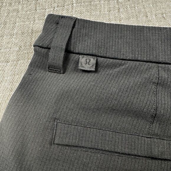 Lululemon Commission Short Men 33 Black 9" Warpsteme ABC Golf Stretch Athletic - Picture 6 of 7